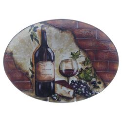 Tre Studios Wine Cellar Oval Platter