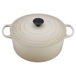 Enameled Cast Iron Round Dutch Oven in Dune