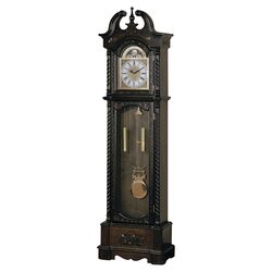 Elegant Grandfather Clock in Brown