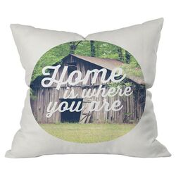 Home is Where You Are Pillow by Allyson Johnson