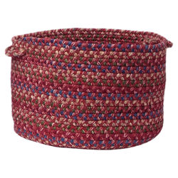 Midnight Braided Utility Basket in Burnt Brick Midnight Braided Utility Basket in Burnt Brick