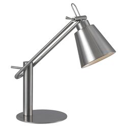 Nelson Table Lamp in Brushed Steel