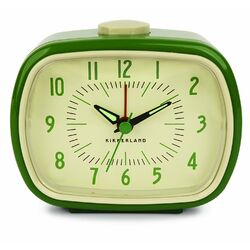 Retro Alarm Clock in Green