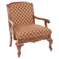 Valley Junction Armchair in Crimson & Gold Valley Junction Armchair in Crimson & Gold