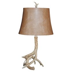 Antler Table Lamp in Natural