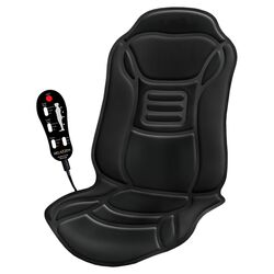 Open Box Price Six Motor Massaging Seat Cushion in Black