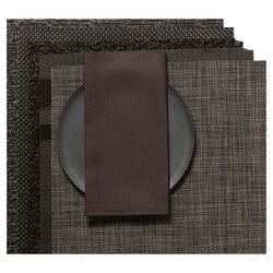 Open Box Price Linen Napkins  in Chocolate (Set of Eight)