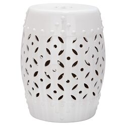 Ceramic Garden Stool in Taupe