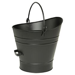Pellet Bucket in Powdercoat Black