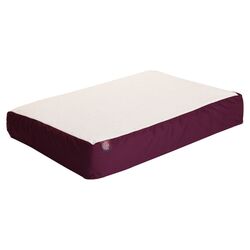 Orthopedic Double Dog Bed in Burgundy