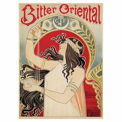 Bitter Oriental by Privat Livemont Traditional Canvas Wall Art