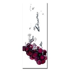Grapes Splash II Canvas Wall Art by Roderick Stevens