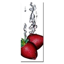 Strawberry Splash II Canvas Wall Art Roderick Stevens