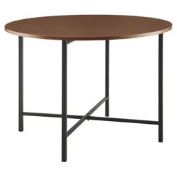 Otto Dining Table in Chestnut & Black
