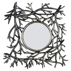 Bramble Wall Mirror in Dark Walnut