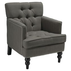 Malone Arm Chair in Grey