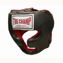 The Champ Boxing Headgear in Black The Champ Boxing Headgear in Black
