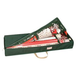 Holiday Handles Gift-Wrap Organizer in Green
