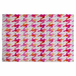 Betsy Olmsted Watercolor Houndstooth 4' x 6' Rug