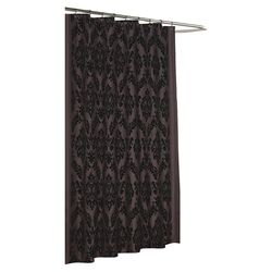 Regal Shower Curtain in Brown & Black
