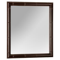 Bayfield Bathroom Mirror in Dark Brown