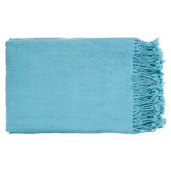 Turner Throw in Sky Blue