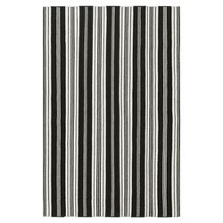 Farmhouse Stripes Black Rug