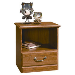 Orchard Hills 1 Drawer Nightstand in Carolina Oak Orchard Hills 1 Drawer Nightstand in Carolina Oak