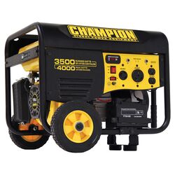 3,500 Watt Portable Generator in Black & Yellow II