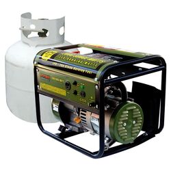 2,000 Watt LP Propane Gas Generator in Black