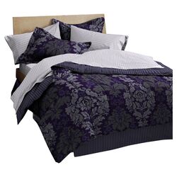 Evans 7 Piece Bed in a Bag Set in Purple