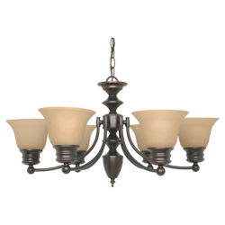 Rebecca 6 Light Chandelier in Mahogany Bronze Rebecca 6 Light Chandelier in Mahogany Bronze