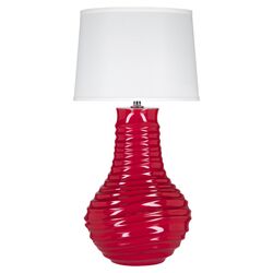 Spin Flutter Table Lamp in Paprika
