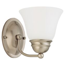 Hannah 1 Light Wall Sconce in Brushed Nickel
