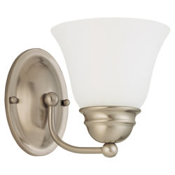 Hannah 1 Light Wall Sconce in Brushed Nickel Hannah 1 Light Wall Sconce in Brushed Nickel