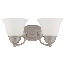 Hannah 2 Light Wall Sconce in Brushed Nickel