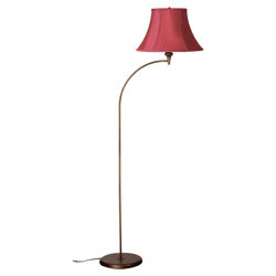 Josephine Floor Lamp in Red & Gold Cafe Josephine Floor Lamp in Red & Gold Cafe