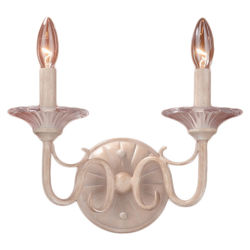 Madley 2 Light Wall Sconce in French Beige Madley 2 Light Wall Sconce in French Beige
