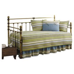 Daybed 5 Piece Fresno Daybed Quilt Set in Green