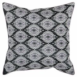 Medallion Pillow in Caviar