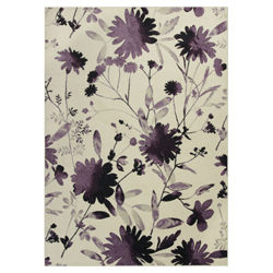 Reflections Purple Watercolors Rug