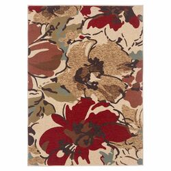 Laguna Beige Floral Impression Rug