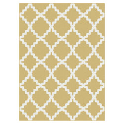 Metro Yellow Moroccan Tile 5'3'' x 7'3'' Rug