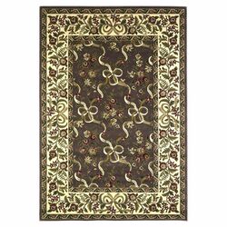 Cambridge Plum & Ivory Floral Ribbons Rug