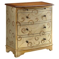 3 Drawer Accent Chest in Brown