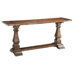 Console Table in Rustic Brown