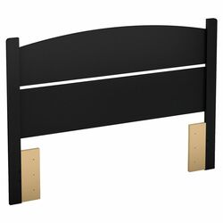 Libra Full Panel Headboard in Black