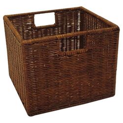 Storage Basket in Walnut (Set of 2)