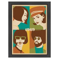 Framed MOD 1969: Go with the Flo / Fro Poster