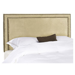 Linden Metal Headboard in Ebony